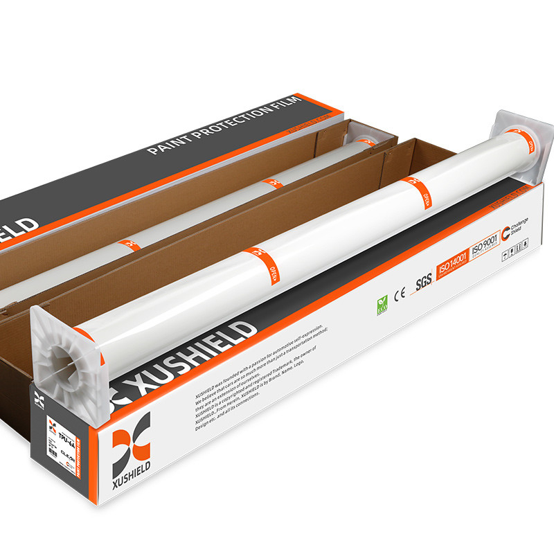 Xushield Ppf film 7.5Mil 6.5 Mil Anti Scratch Heat Repair Film protettivo di vernice in nanoceramica trasparente TPU ppf per auto