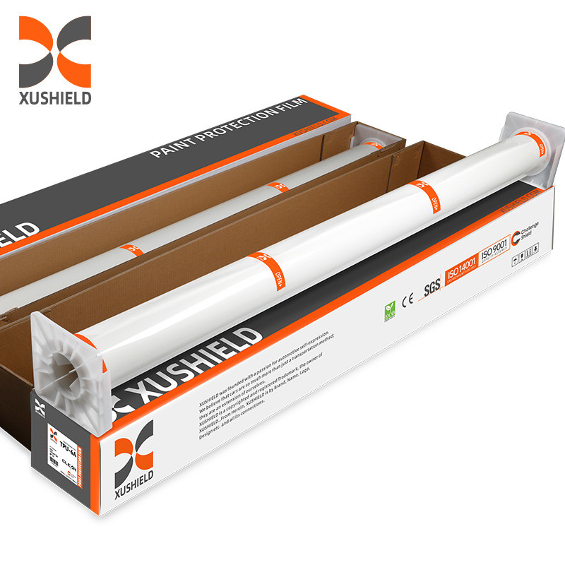 XUSHIELD 8.5mil Alta idrofobicità lucida di alta qualità Anti graffi Riparazione termico Film di protezione TPU trasparente Vernice auto