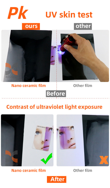 Car Solar Films Nano ceramica UV Curing Window Glass Tint Film Roll Wholesale 1ply
