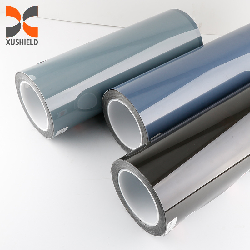 Tpu Veicolo Proiettore di auto Film Ppf Grigio scuro chiaro Nero 0,3m*15m Anti scratch