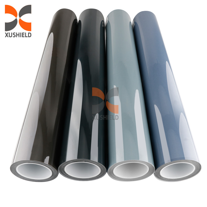 PPF nero fumoso 7.5mil TPU auto-curante Tint film per fari anti graffi anti piccole Protezione TPU Tint film per lampadine auto