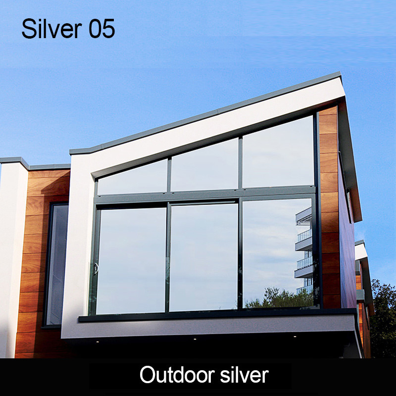 Film tinto SLGR15 VLT15% Isolamento termico Controllo solare Adesivo architettonico Edificio Finestra Vetro Film tinto Privacy