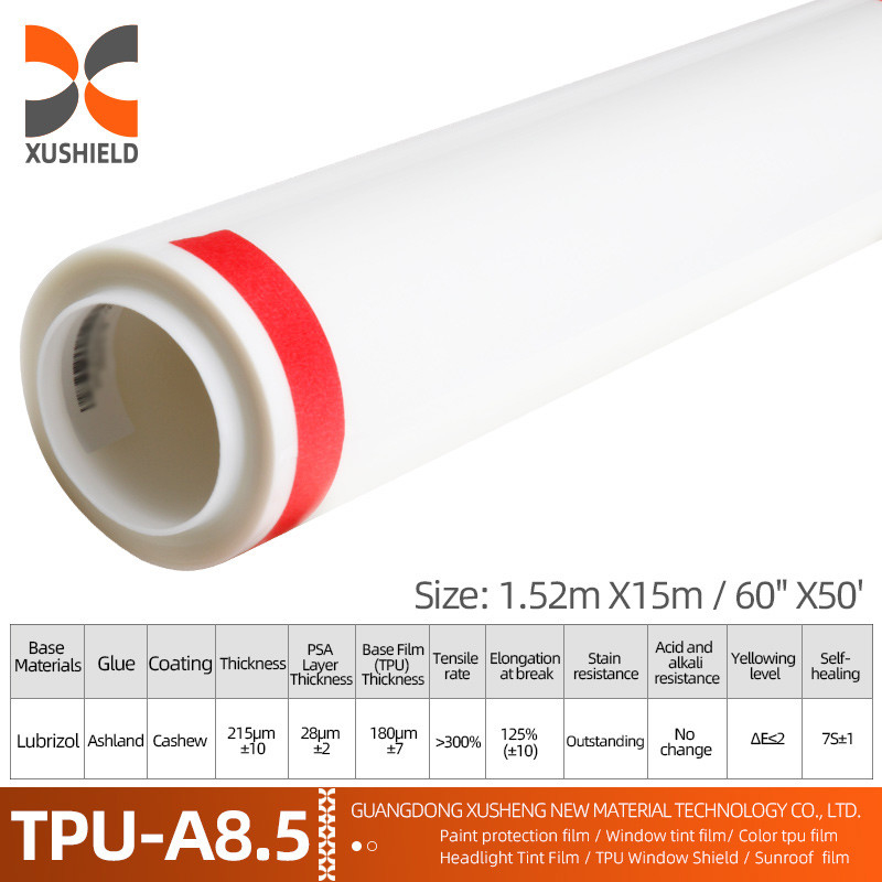 XUSHIELD Manufacturer Wholesale Film trasparente per auto Self-adhesive anti graffi Self-healing TPU PPF Film di protezione della vernice