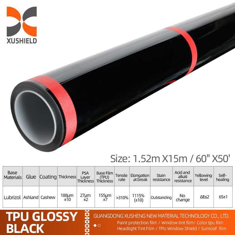 XUSHIELD Manufacturer Wholesale Film trasparente per auto Self-adhesive anti graffi Self-healing TPU PPF Film di protezione della vernice