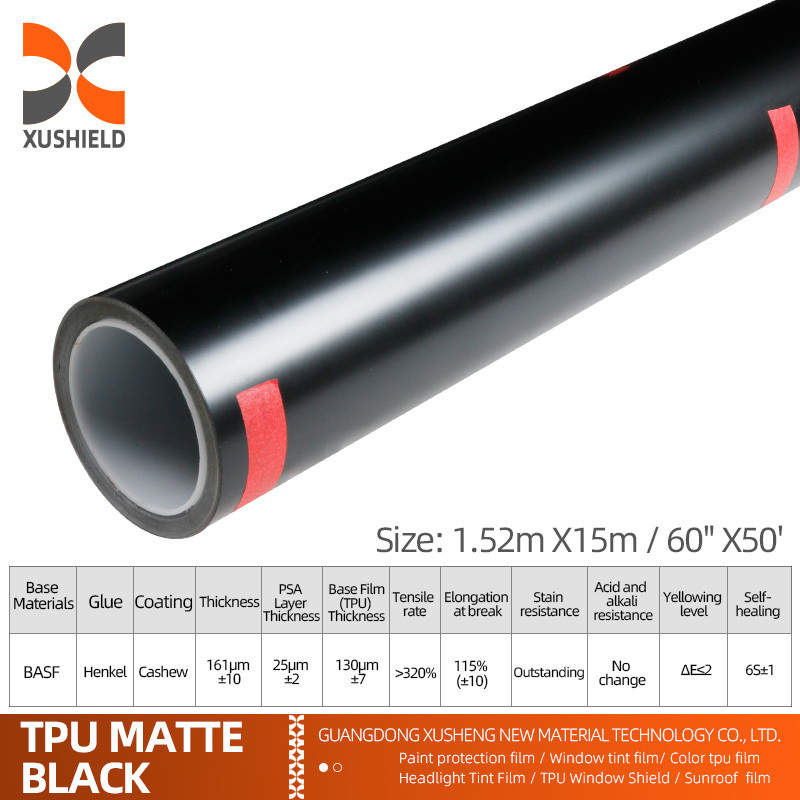 XUSHIELD Manufacturer Wholesale Film trasparente per auto Self-adhesive anti graffi Self-healing TPU PPF Film di protezione della vernice
