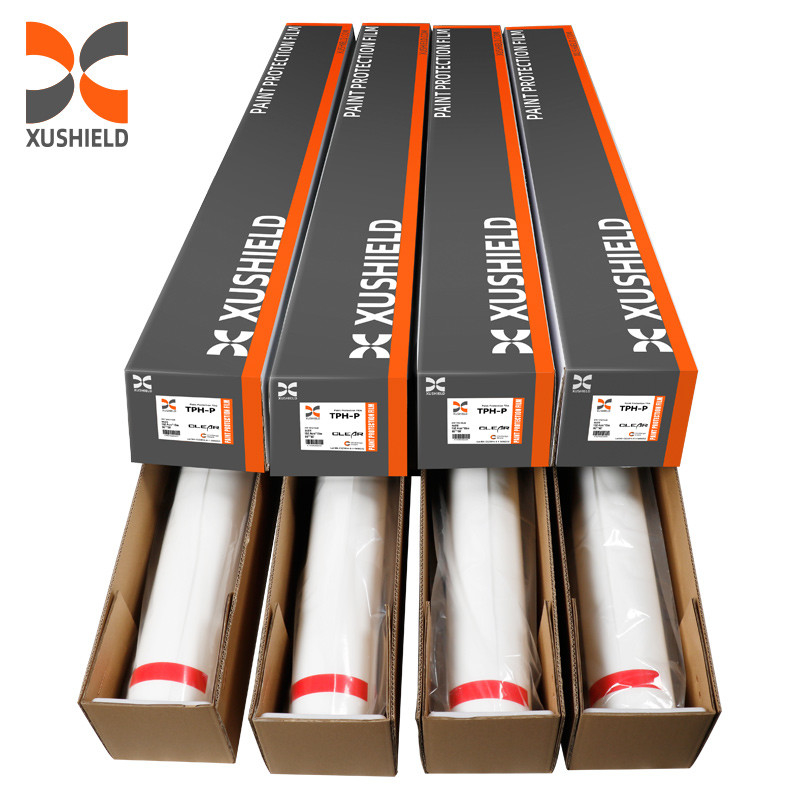 XUSHIELD 7 Mil 6 Mil PPF Film Anti Scratch Self Healing PPF TPH Gloss Clear Car Body PPF Paint Protective Film per auto