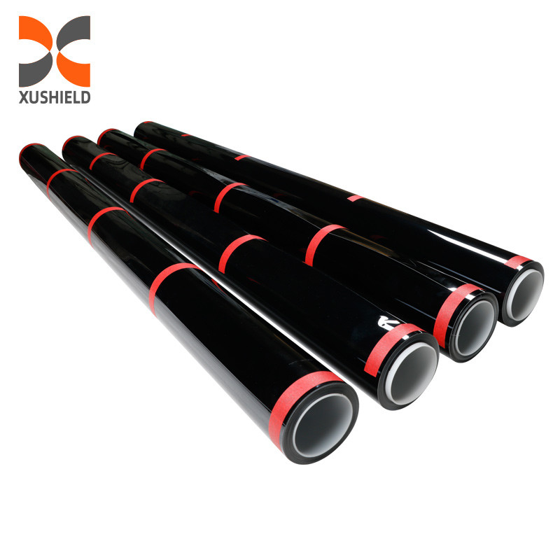 TPH Nero 1.52*15M Trasparente o Nero Proprietà anti-inquinamento PPF protettivo Stretch Wrap