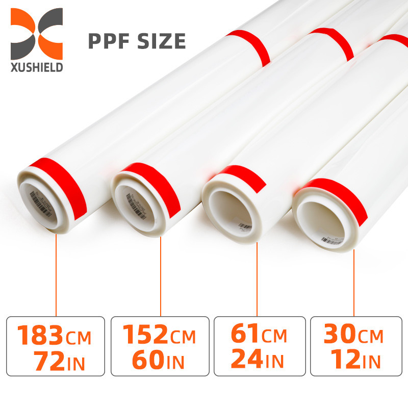 Dimensione 1.83*15m 71in*50ft Rollo idrofobico auto-guarigione Anti graffi avvolgimento PPF TPU pellicola di protezione auto