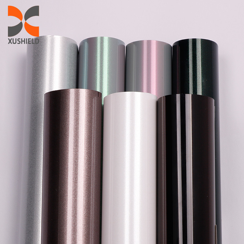 TPU Film nero verde per auto Cambiamento di colore PPF Liquid Metal Red Auto 1.52*17m/roll Ppf Film di protezione della vernice PPF colorato
