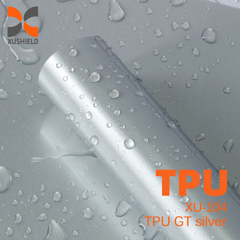 TPU GT argento 1.52*17m Super lucido Avvolgimento auto Anti-graffi Auto-guarigione Vernice trasparente TPU PPF pellicola protettiva pellicola protettiva auto