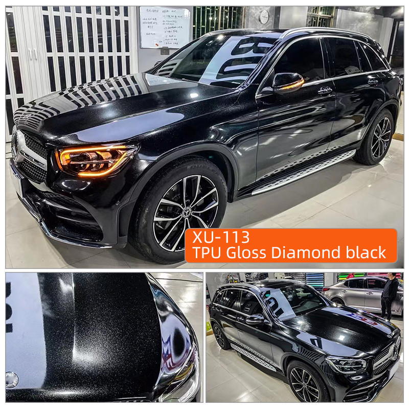 TPU Gloss Diamante nero 5 anni di garanzia 6Mil Gloss di alta qualità Matte PPF TPU Self Healing Car Paint Protective Film