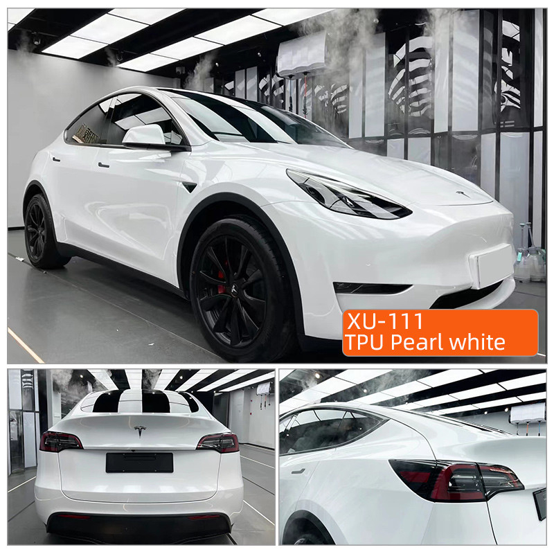 TPU Perla bianco TPU PPF Film di alta qualità Anti graffi auto-guarigione PPF TPH lucido Chiaro corpo auto PPF vernice pellicola di protezione per la vernice auto