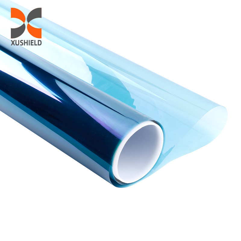 CH6099 Tinta di cammelone blu viola 2Mil Riduzione del calore Cambiamento del colore della finestra di cammelone Pellicola di tintura per parabrezza auto