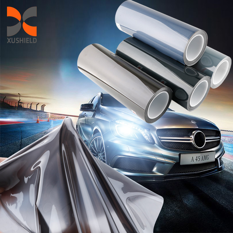 Tpu Veicolo Proiettore di auto Film Ppf Grigio scuro chiaro Nero 0,3m*15m Anti scratch