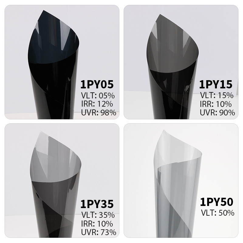 1PLY Evolve Series Carbon Window Film PET Nano Ceramic Film Isolamento Finestra auto Film resistente al calore 1PLY Modello