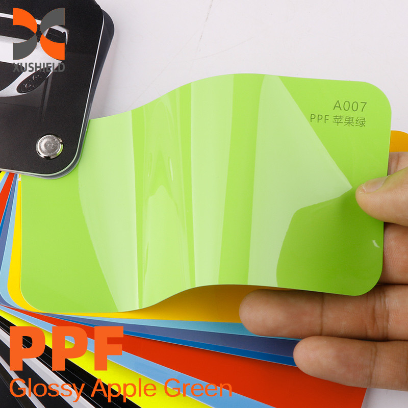 TPU Grigio verde TPU PPF Film di alta qualità Anti graffi auto-guarigione PPF TPH lucente Chiara carrozzeria auto PPF vernice pellicola protettiva