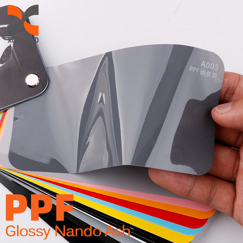 XUSHIELD Film per auto a colori popolare Adesivo per auto verde acido auto auto-curante tph PPF Car Vinyl wrap Film per carrozzeria del veicolo