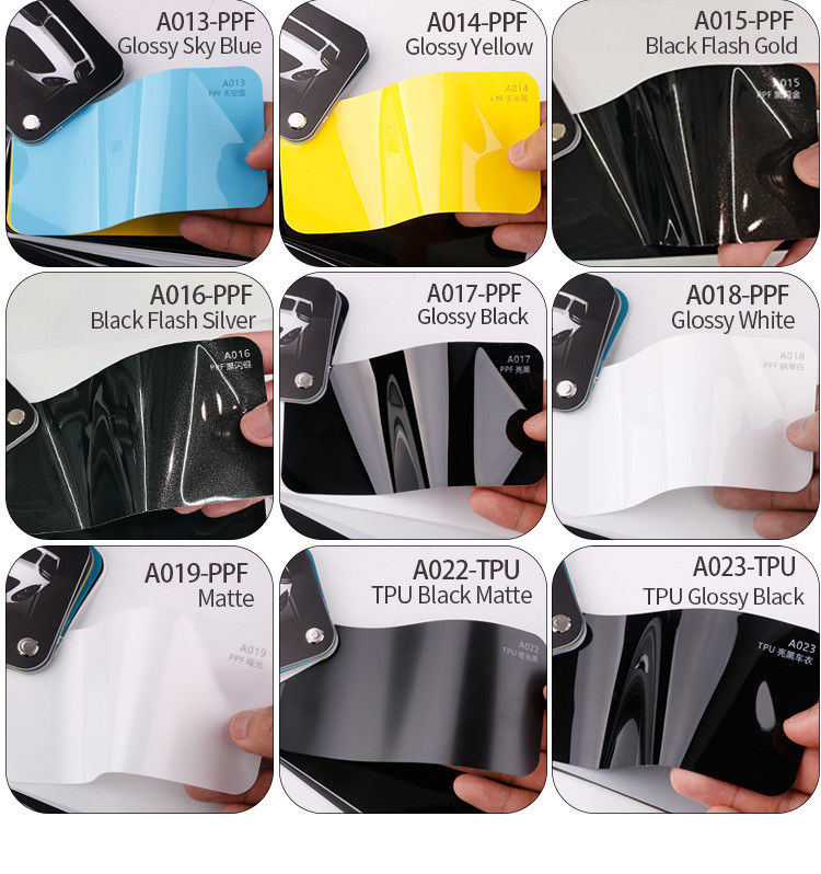 XUSHIELD Film per auto a colori popolare Adesivo per auto verde acido auto auto-curante tph PPF Car Vinyl wrap Film per carrozzeria del veicolo