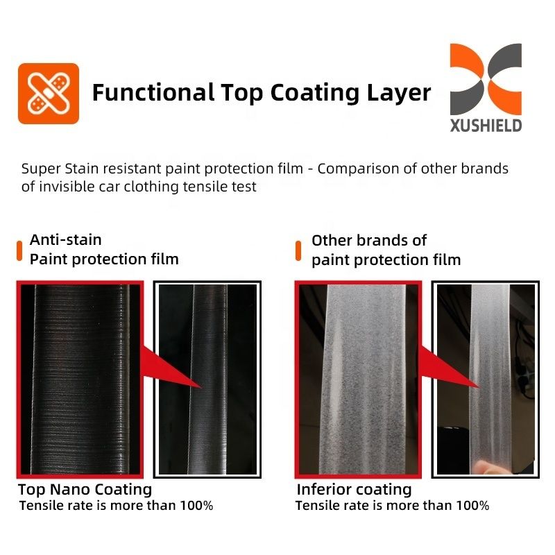 TPH PPF Film 6Mil-7.5Mil Trasparente Nano Ceramico Protezione Vernice per Auto