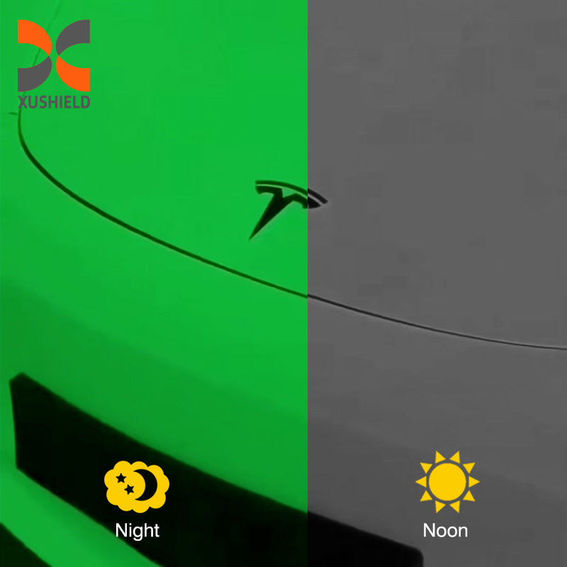 TPU fluorescenza USA Qualità trasparente Poliuretano PPF Film Protezione da vernice auto-curante per fabbrica Diretto TPU bianco a verde