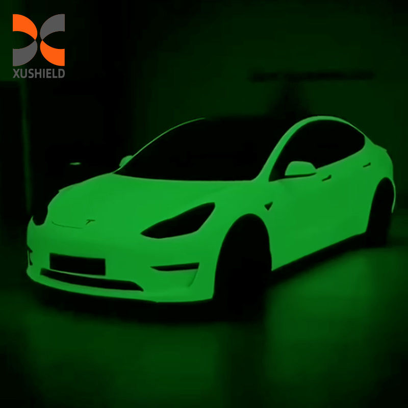 TPU fluorescenza USA Qualità trasparente Poliuretano PPF Film Protezione da vernice auto-curante per fabbrica Diretto TPU bianco a verde