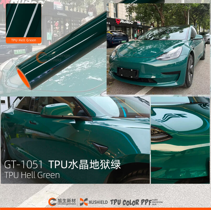 Pellicola TPU PPF autoriparante e resistente ai raggi UV che cambia colore per la protezione della vernice dell'auto