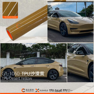 Pellicola PPF colorata viola grigio satinato spessore 7.5mil per avvolgimento veicoli in vinile